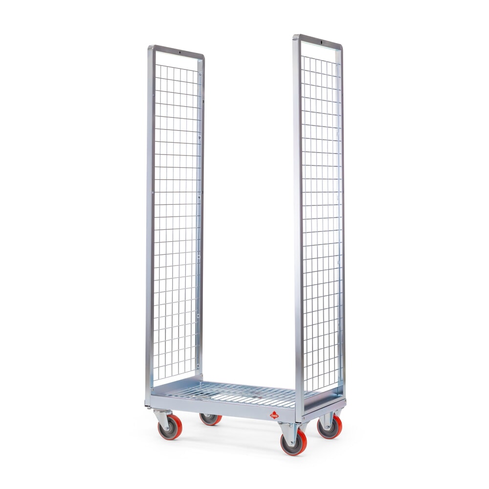 Produktabbildung: Ameise® Kommissionierwagen AK-S, 2 Gitterwände, HxBxT 1.560 x 405 x 700 mm