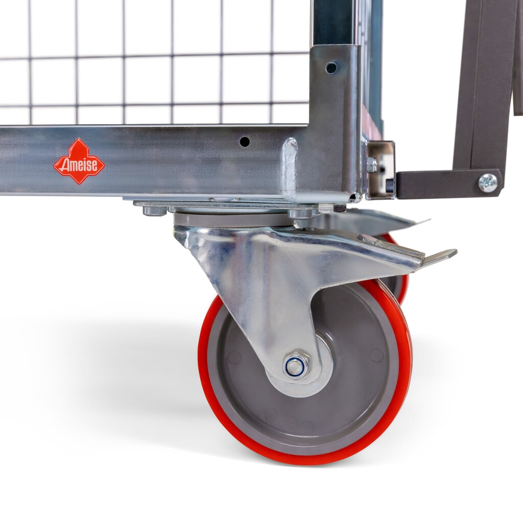 Produktabbildung Nr. 2: Ameise® Kommissionierwagen AK-XL, 3 Gitterwände, inkl. 1 Zwischenboden, HxBxT 1.605 x 830 x 1.330 mm