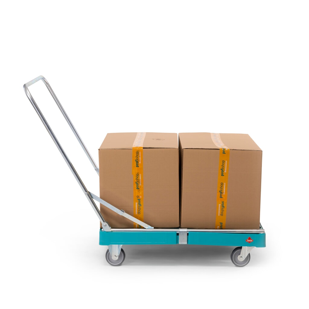 Ameise® Rollplatte mit Schiebebügel, TK 300 kg, 2 Bock- und 2 Lenkrollen Produktabbildung Nr. 4: Ameise® Rollplatte mit Schiebebügel, TK 300 kg, 2 Bock- und 2 Lenkrollen