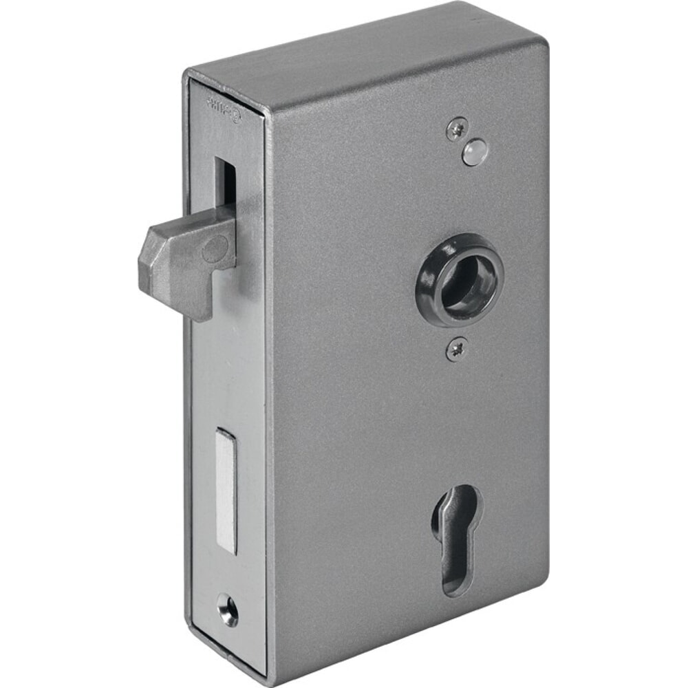 Produktabbildung: AMF Schiebetorschlosskasten 140S, Mass A40xB94xC173 mm, DIN links / rechts, Dornmass 60 mm