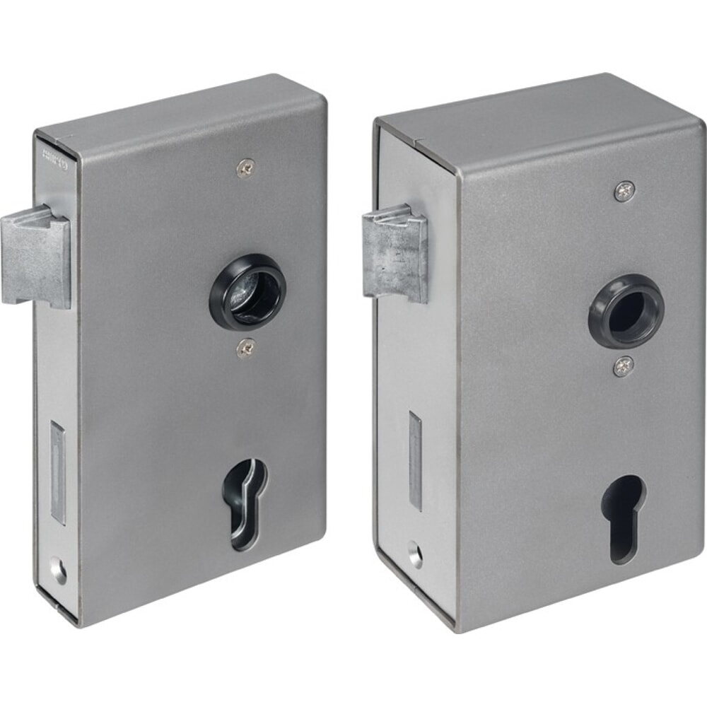Produktabbildung: AMF Schlosskasten 140U, Mass A30xB94xC172 mm, DIN links / rechts, Dornmass 60 mm