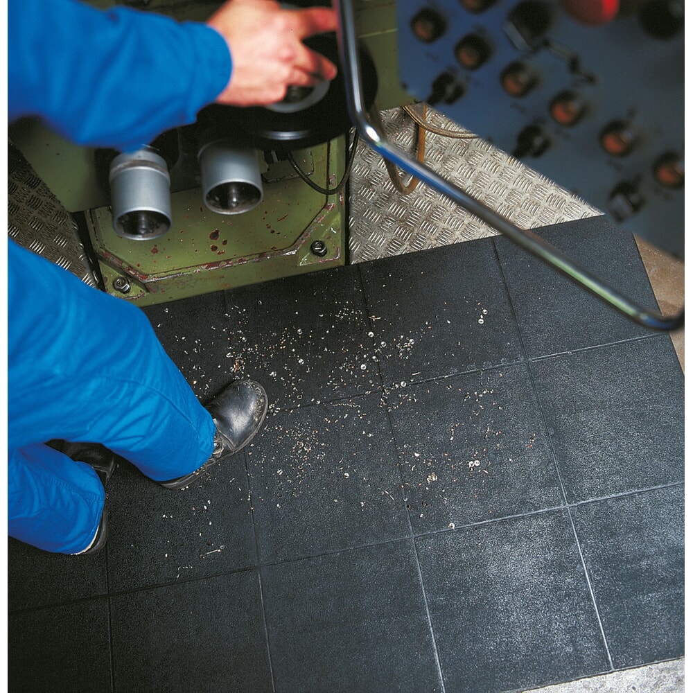 Produktabbildung Nr. 9: Miltex Anti-Ermüdungsmatte Yoga Solid Spark für Schweissarbeitsplätze, BxL 900 x 900 mm