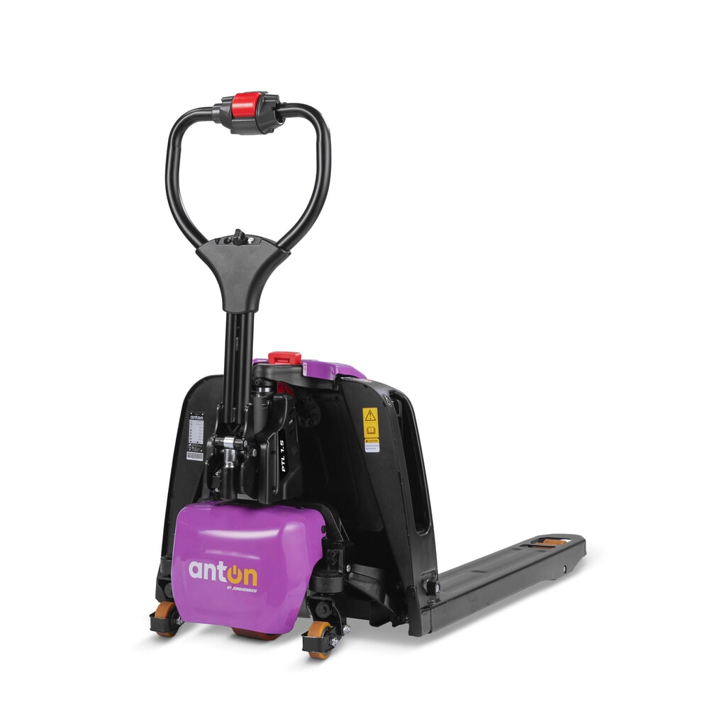 Produktabbildung Nr. 4: AntOn by Jungheinrich Elektro-Hubwagen PTL 1.5 mit Stützrädern, extrabreit für Spezialpaletten, Tragfähigkeit 1.500 kg