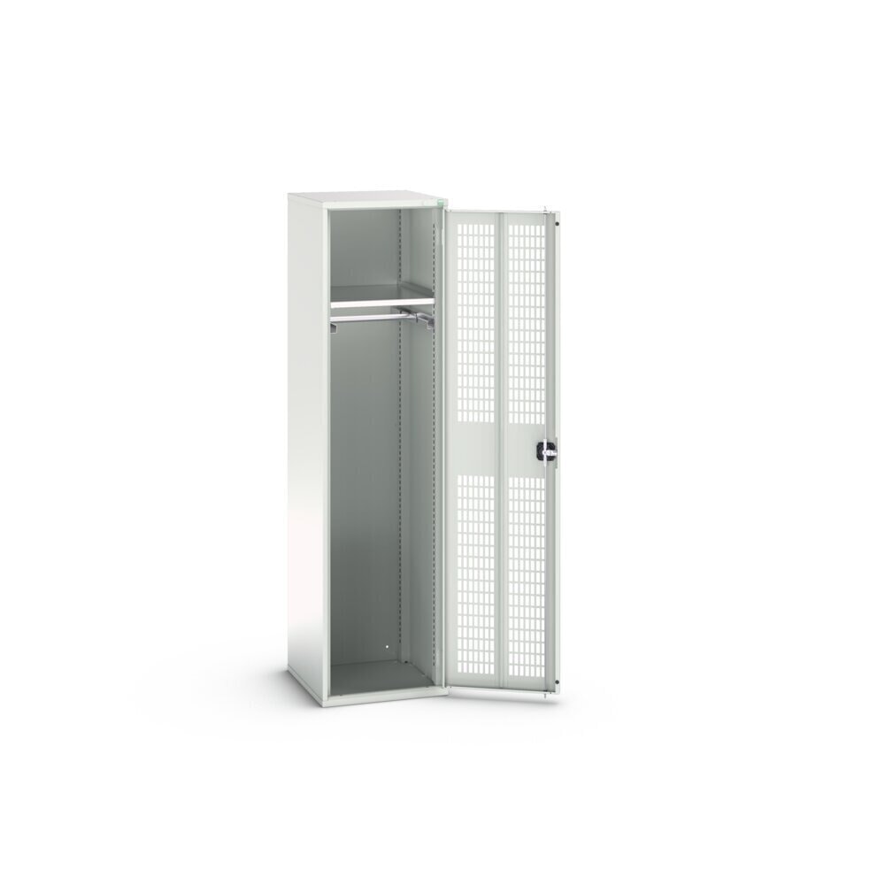 Produktabbildung Nr. 2: bott verso Kleiderspind mit Belüftung, mit 1 Fachboden und 1 Kleiderstange, BxTxH: 525 x 550 x 2000 mm