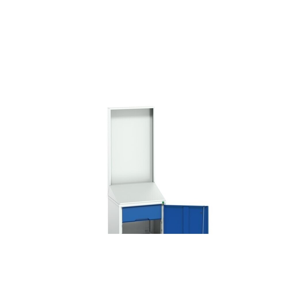 Produktabbildung Nr. 2: bott verso Economy Pultschrank mit glatter Rückwand, mit 1 Fachboden und 1 Schublade, BxTxH: 525 x 550 x 2000 mm