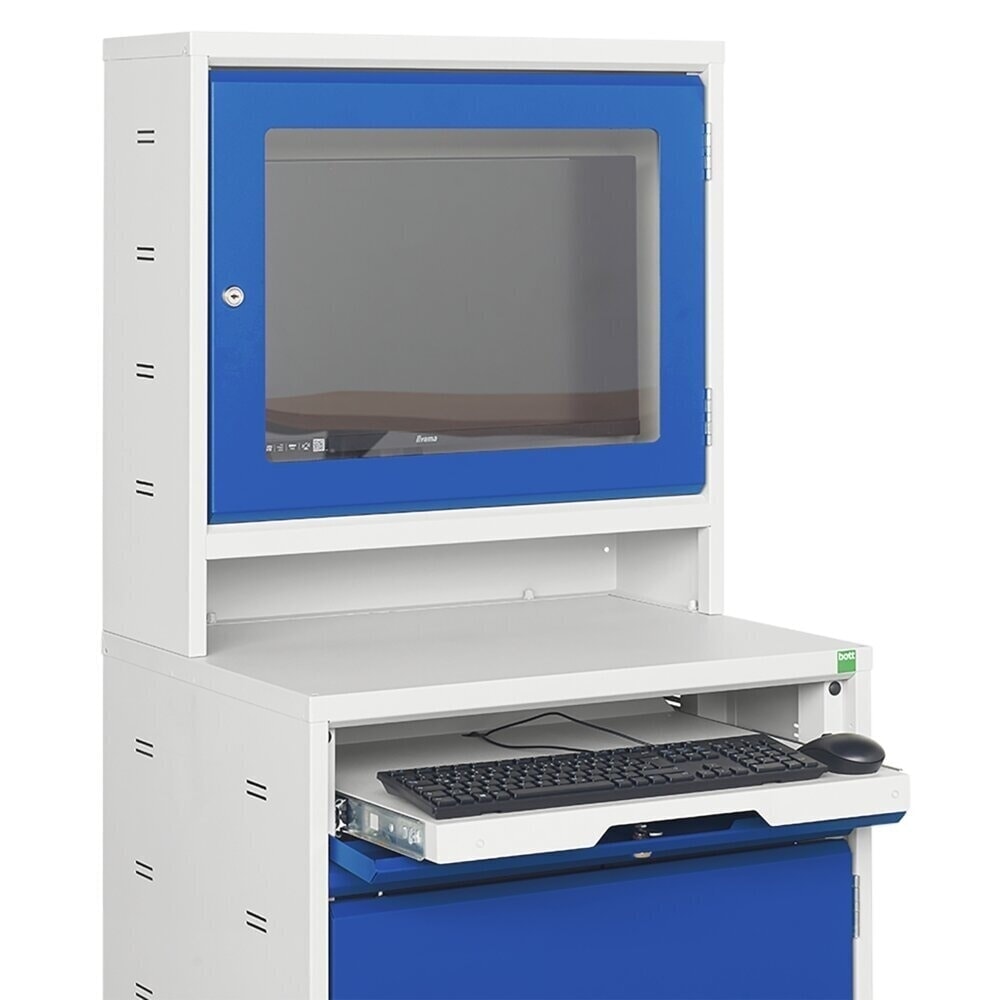 Produktabbildung Nr. 3: bott verso Computerschrank, mit 1 Fachboden und 1 Tablar, BxTxH: 650 x 550 x 1000 mm