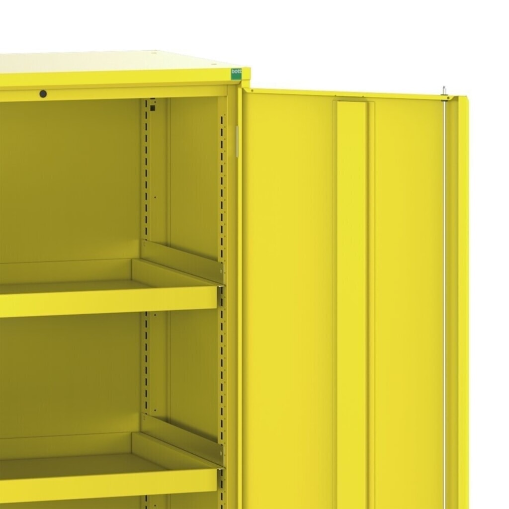 bott verso Chemikalienschrank, mit 2 Auffangwannen, HxBxT 800 x 525 x 350 mm Produktabbildung Nr. 4: bott verso Chemikalienschrank, mit 2 Auffangwannen, HxBxT 800 x 525 x 350 mm