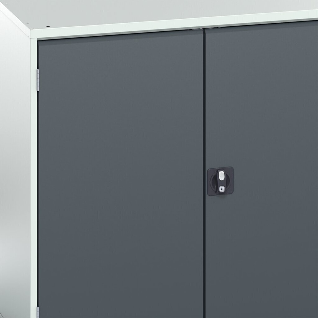 bott verso Flügeltürschrank mit 1 Schublade, mit 2 Fachböden und Rückwand, BxTxH: 1050 x550 x 2000 mm Produktabbildung Nr. 8: bott verso Flügeltürschrank mit 1 Schublade, mit 2 Fachböden und Rückwand, BxTxH: 1050 x550 x 2000 mm