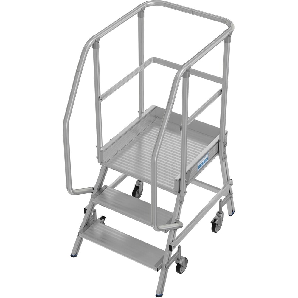Produktabbildung: KRAUSE® STABILO Podesttreppe, 1-seitig, verfahrbar