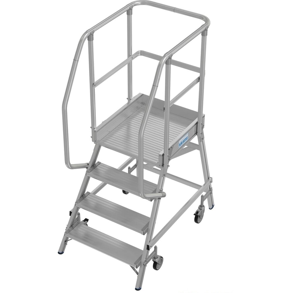 Produktabbildung: KRAUSE® STABILO Podesttreppe, 1-seitig, verfahrbar