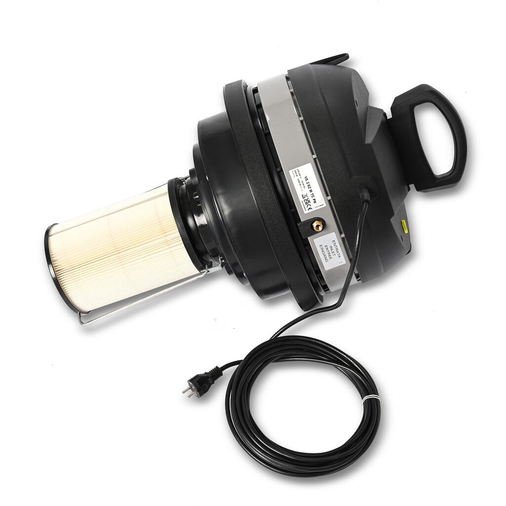 Steinbock® Sicherheitssauger trocken VS 2/62 M TC PN, M-Klasse, max. 2.400 W, 62 l, Edelstahl Produktabbildung Nr. 5: Steinbock® Sicherheitssauger trocken VS 2/62 M TC PN, M-Klasse, max. 2.400 W, 62 l, Edelstahl