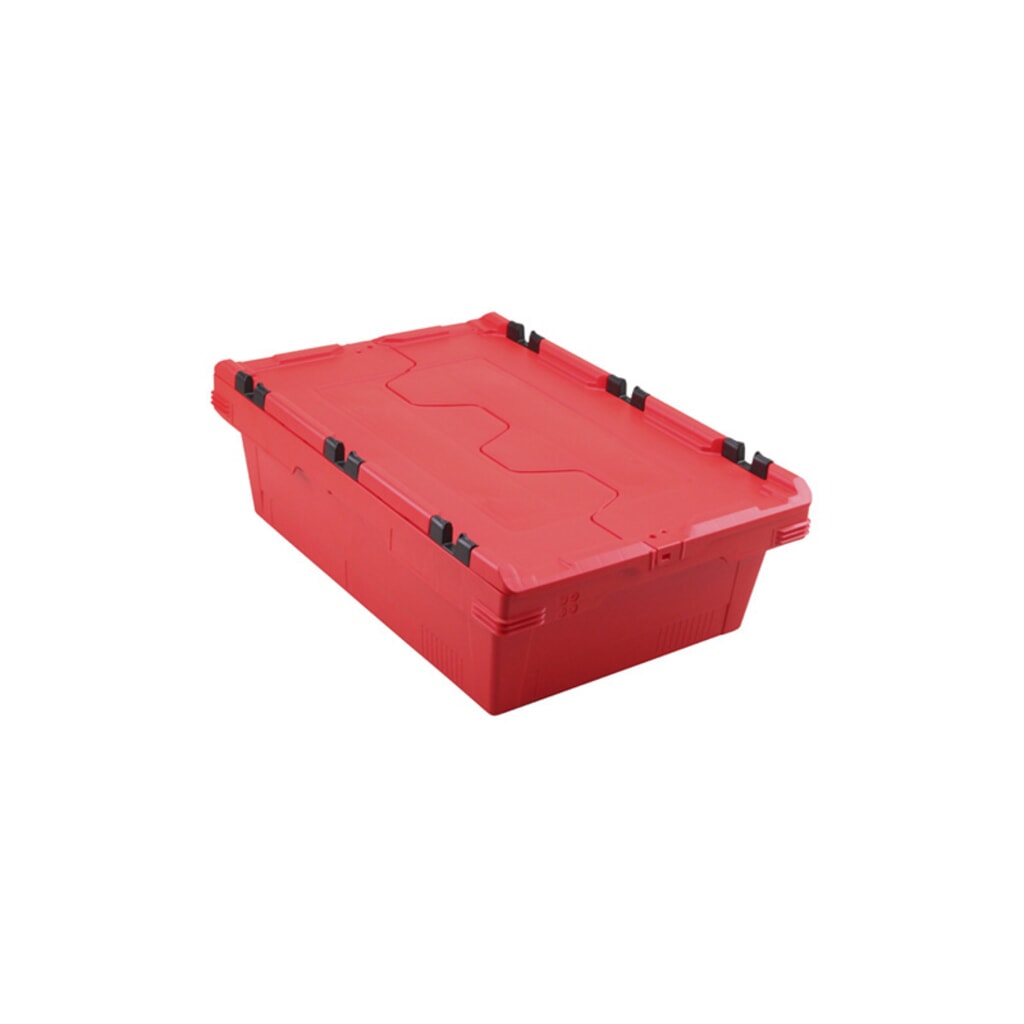 Allit Eurobox, aus PP, HxBxT 199 x 600 x 400 mm, 29 Liter, rot Produktabbildung Nr. 2: Allit Eurobox, aus PP, HxBxT 199 x 600 x 400 mm, 29 Liter, rot
