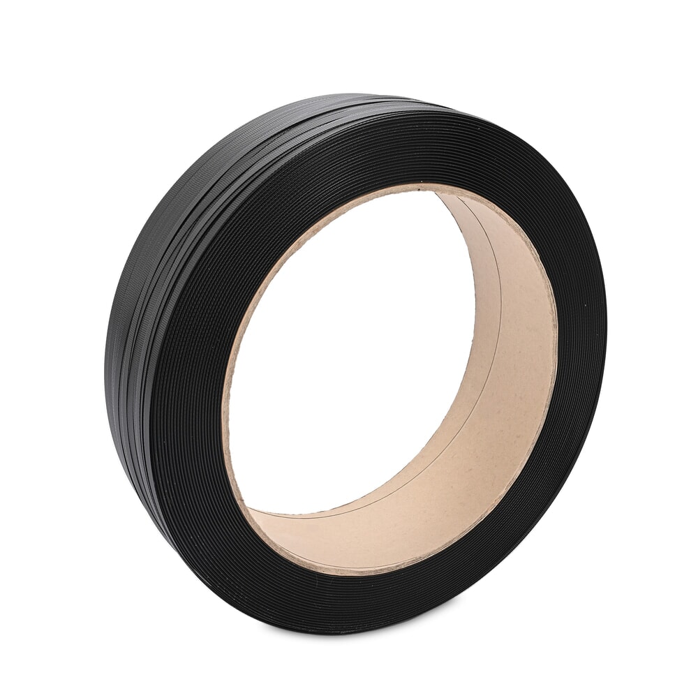 Produktabbildung: HEMMDAL PP-Umreifungsband, gewaffelt, Kern-Ø 406 mm, hohe Zugfestigkeit, 12,7 mm x 1.500 m pro Rolle, Stärke 0,85 mm