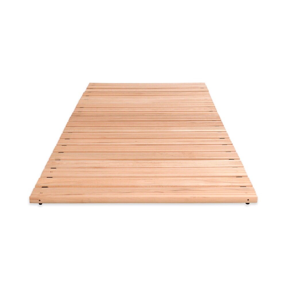 Produktabbildung: Miltex Arbeitsplatzmatte Yoga Holzrost, ohne Auffahrkeile und Abschrägung,  800 mm