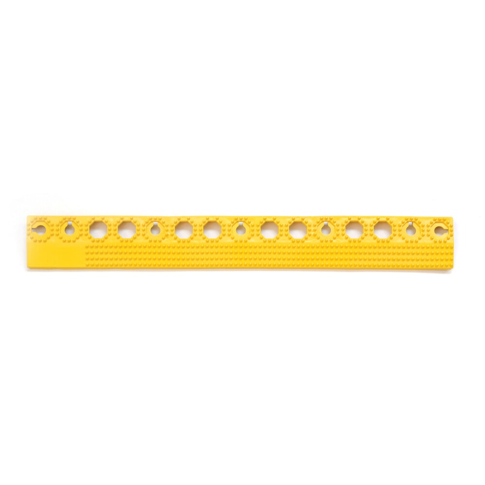 Produktabbildung: Miltex Kantenleiste für Anti-Rutschmatte Yoga Grip Ultra, weiblich, gelb