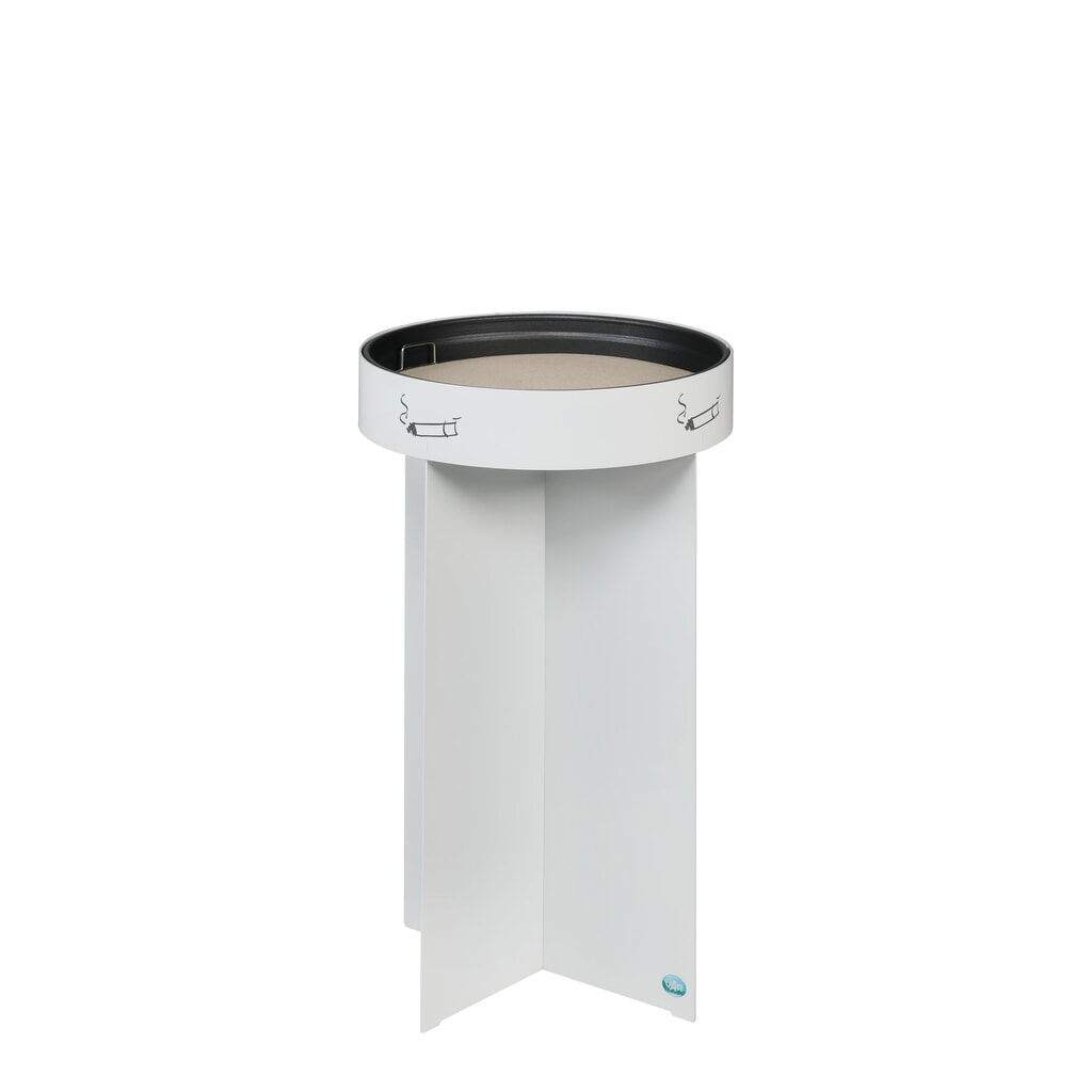 Produktabbildung: VAR® Standascher R 44, aus verzinktem Stahl, ohne Schutzdach