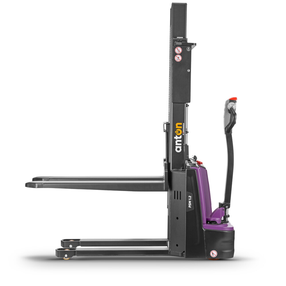 Produktabbildung Nr. 10: AntOn by Jungheinrich Elektro-Hochhubwagen PSM 1.2, mit Zweifach-Teleskop-Hubgerüst, Tragfähigkeit 1200 kg, Hubhöhe 2522 mm