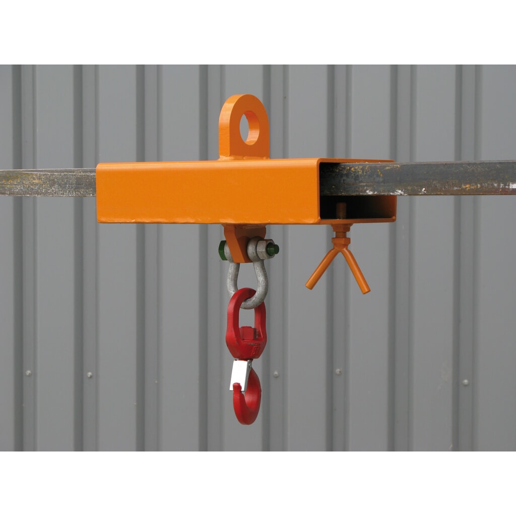 Eichinger® Lasthaken Stapler-Aufsatz für 1 Zinken, 1000 kg, reinorange Produktabbildung Nr. 4: Eichinger® Lasthaken Stapler-Aufsatz für 1 Zinken, 1000 kg, reinorange
