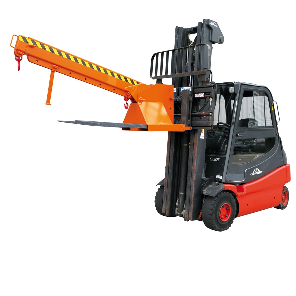 Produktabbildung Nr. 1: Eichinger® Kranarm teleskopierbar und höhenverstellbar, 2500 kg,  reinorange
