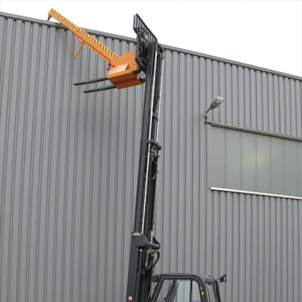 Eichinger® Kranarm teleskopierbar und höhenverstellbar, 2500 kg, reinorange Produktabbildung Nr. 5: Eichinger® Kranarm teleskopierbar und höhenverstellbar, 2500 kg, reinorange