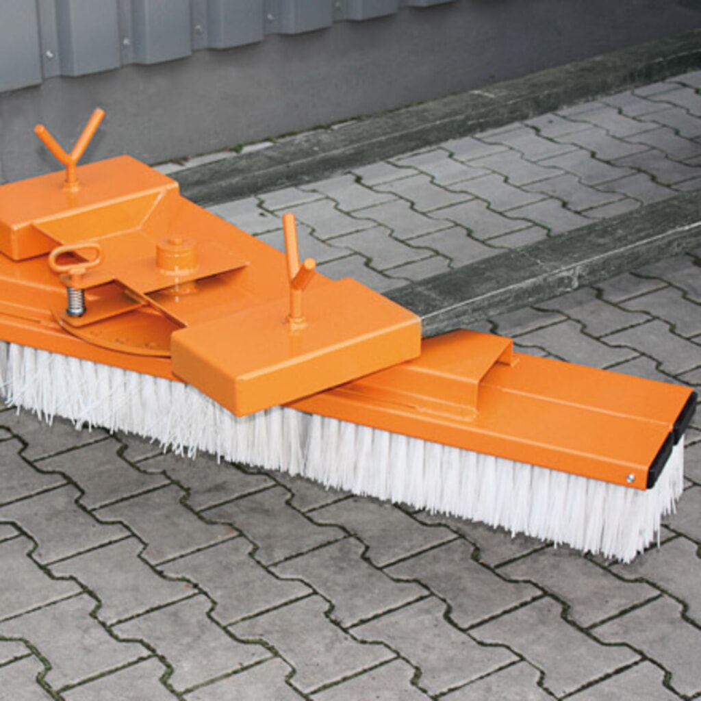 Eichinger® Kehrbesen für Gabelstapler, Radlader, etc., Breite 1000 mm reinorange Produktabbildung Nr. 5: Eichinger® Kehrbesen für Gabelstapler, Radlader, etc., Breite 1000 mm reinorange