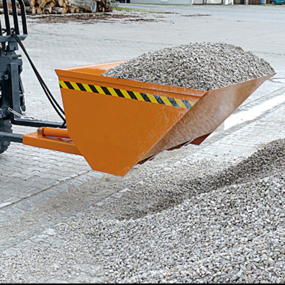 Produktabbildung Nr. 4: Eichinger® Ladeschaufel mit hydraulischer Kippvorrichtung, 1600 kg, 500 Liter reinorange