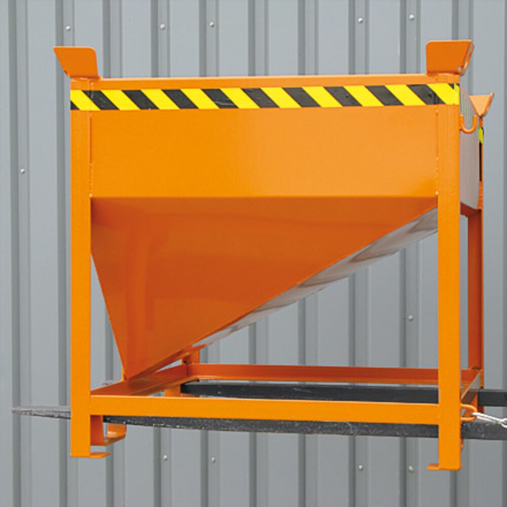 Produktabbildung Nr. 4: Eichinger® Silobehälter mit Auslaufschieber, 300 Liter reinorange