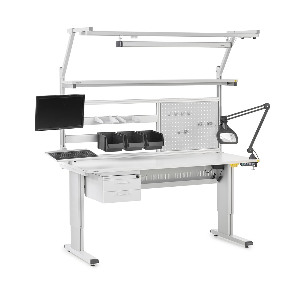 Produktabbildung Nr. 4: Etagenbord für TRESTON Arbeitstisch, Typ WB, Breite 1.500 mm