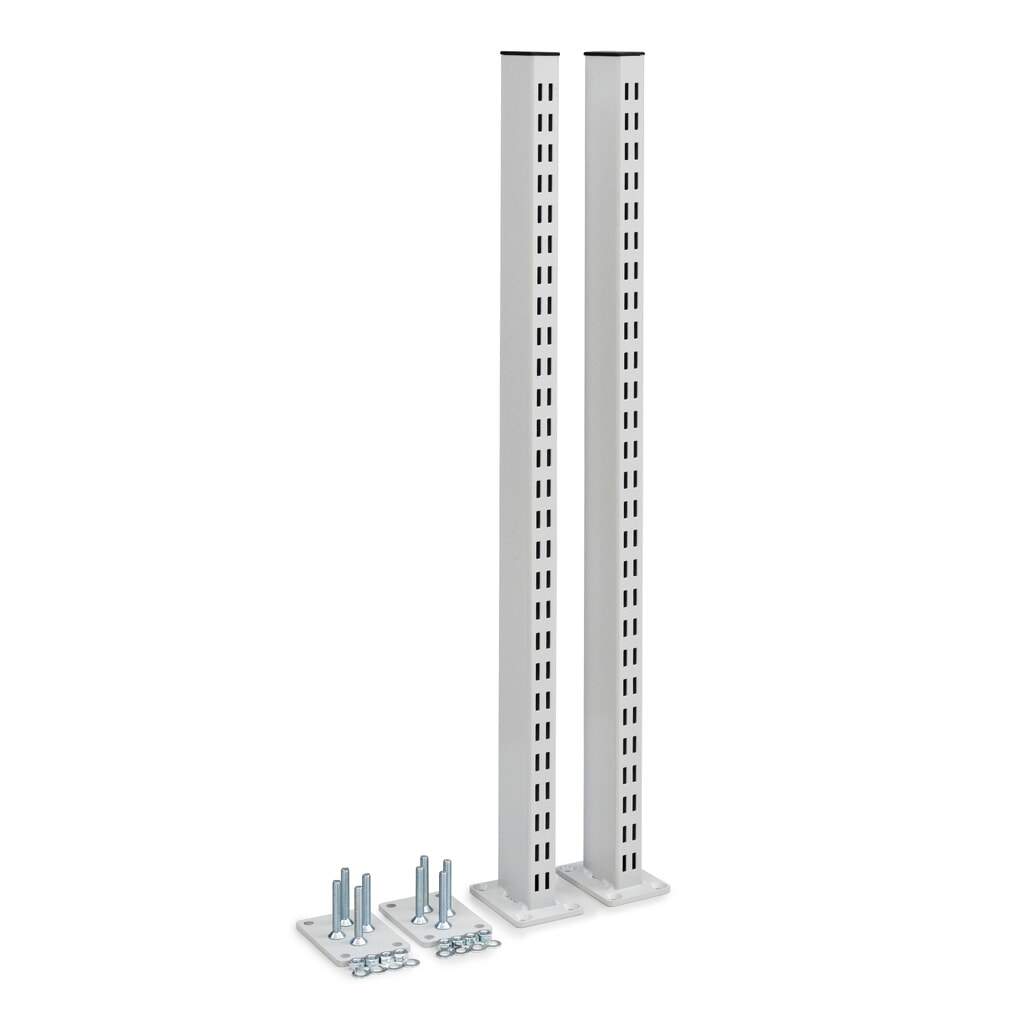 Rasterrohre für TRESTON TED-Arbeitstisch, mit Flansch, Höhe 790 mm, 2 Stk/VE Produktabbildung: Rasterrohre für TRESTON TED-Arbeitstisch, mit Flansch, Höhe 790 mm, 2 Stk/VE