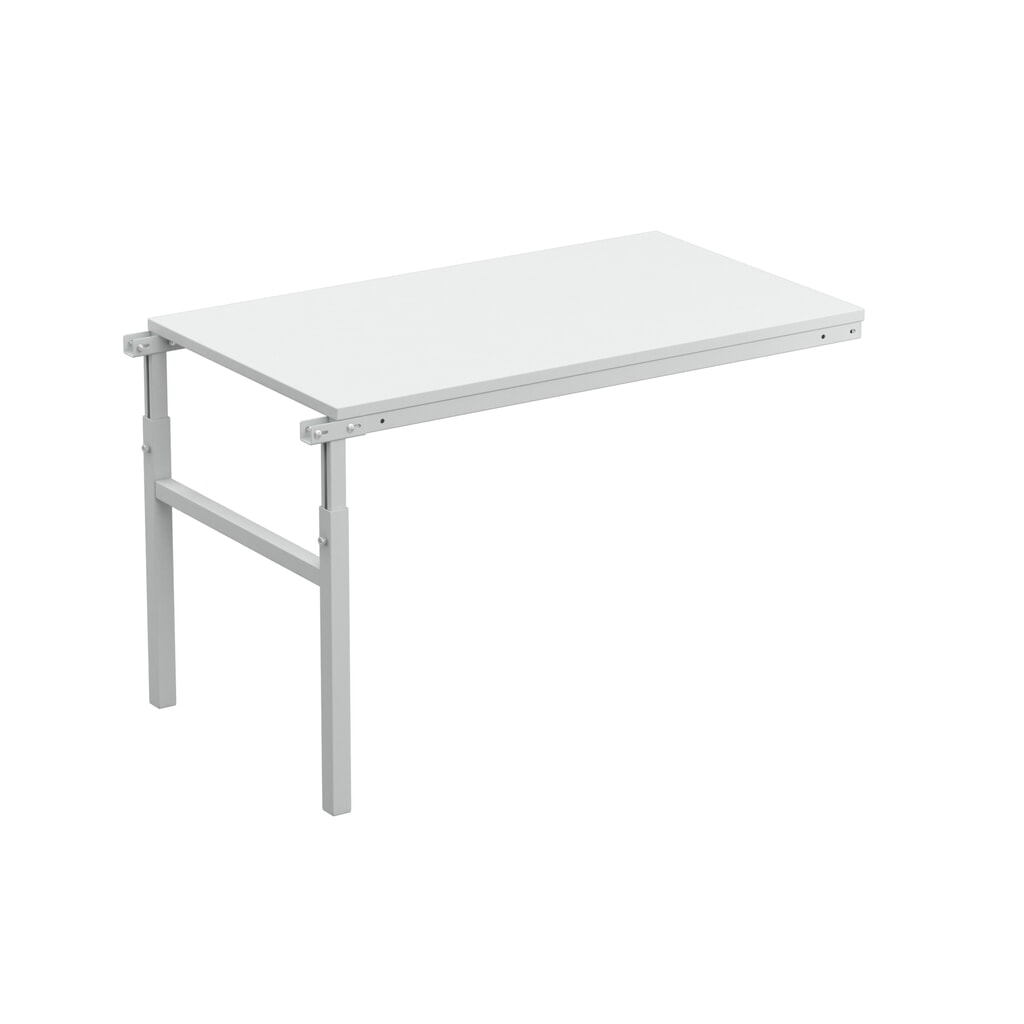 Anbautisch für TRESTON Arbeitsplatzsystem, höhenverstellbar, TK 150 kg, BxT 1.200 x 700 mm Produktabbildung: Anbautisch für TRESTON Arbeitsplatzsystem, höhenverstellbar, TK 150 kg, BxT 1.200 x 700 mm
