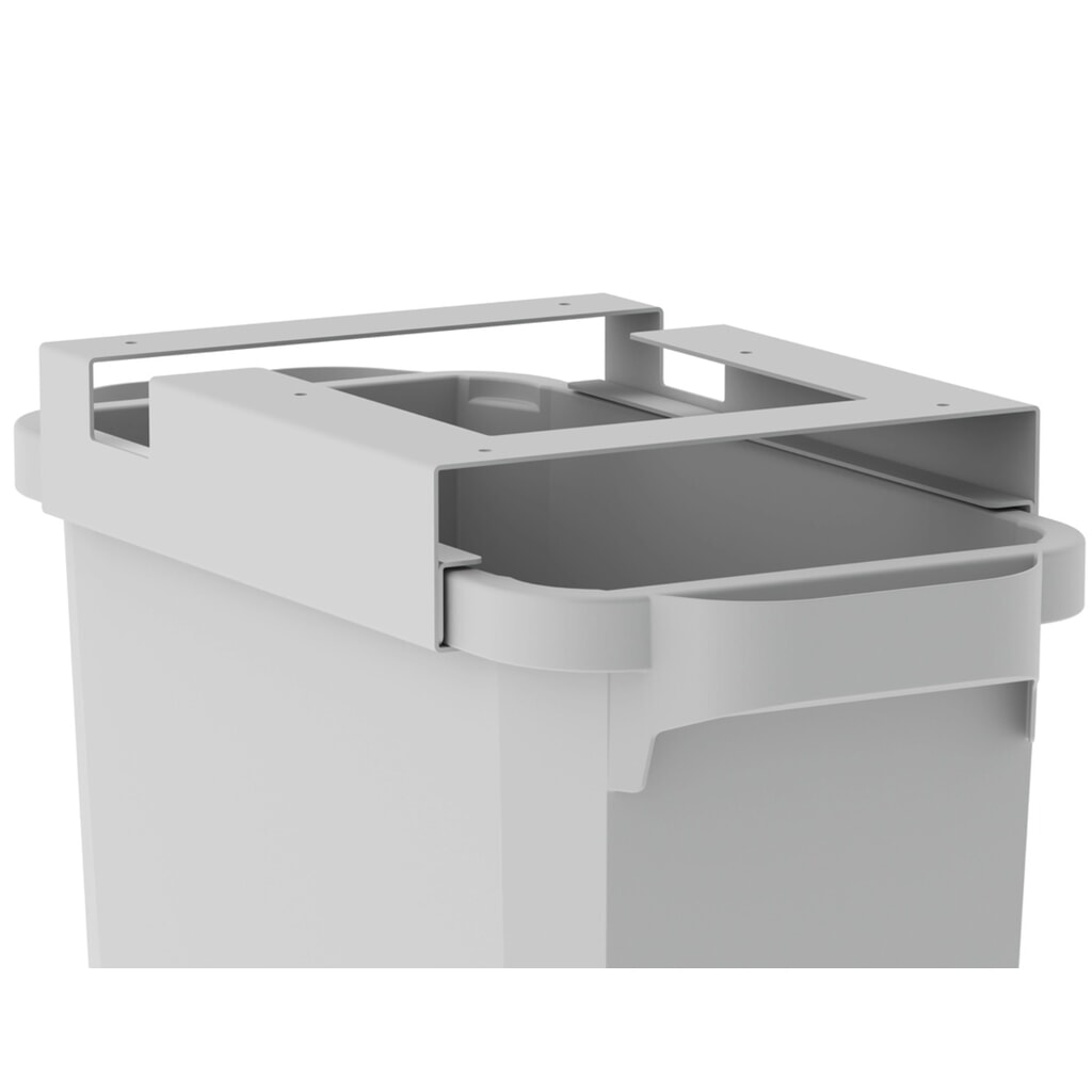 Produktabbildung Nr. 4: TRESTON Abfallbehälter PRMB inklusive Stahlhalterungen, 60 l, HxBxT 650 x 286 x 570 mm, ausziehbar