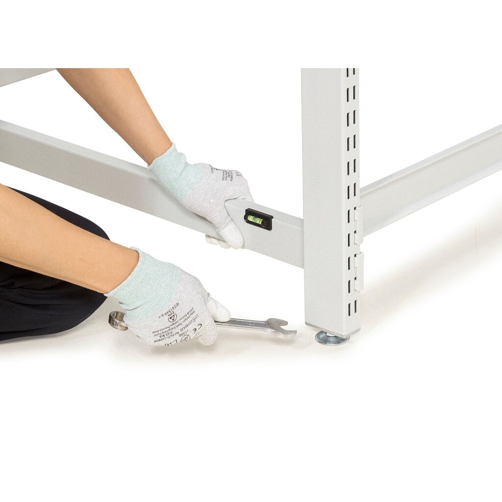 TRESTON FIFO-Regal, Fachlast 220 kg je Fachboden, ESD-Schutz, 3 Rollenebenen, HxBxT 1860 x 933 x 805 mm Produktabbildung Nr. 3: TRESTON FIFO-Regal, Fachlast 220 kg je Fachboden, ESD-Schutz, 3 Rollenebenen, HxBxT 1860 x 933 x 805 mm