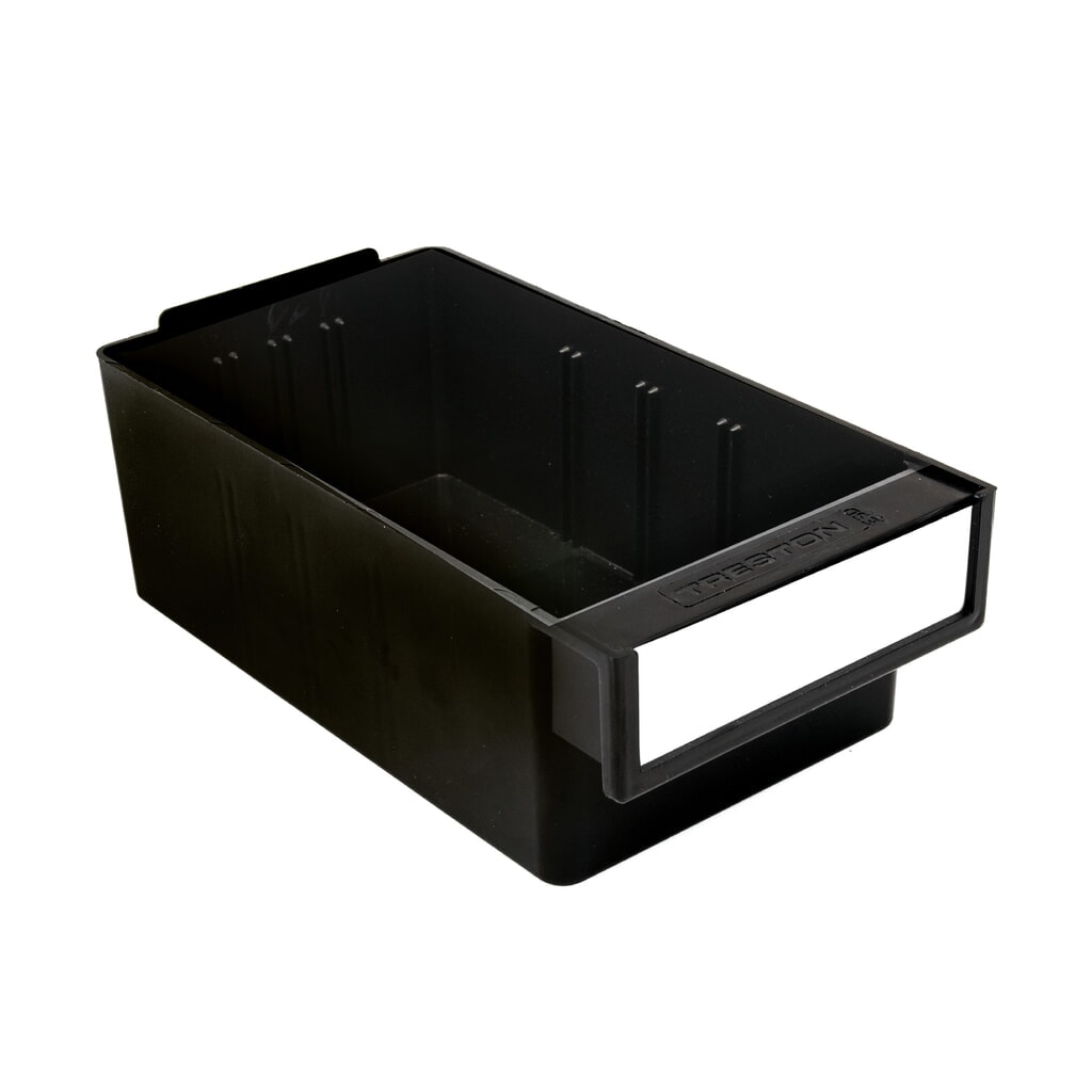 TRESTON Kleinteilemagazin, ESD, 12 Schubladen, Rahmenmasse HxBxT 290 x 310 x 180 mm Produktabbildung Nr. 5: TRESTON Kleinteilemagazin, ESD, 12 Schubladen, Rahmenmasse HxBxT 290 x 310 x 180 mm