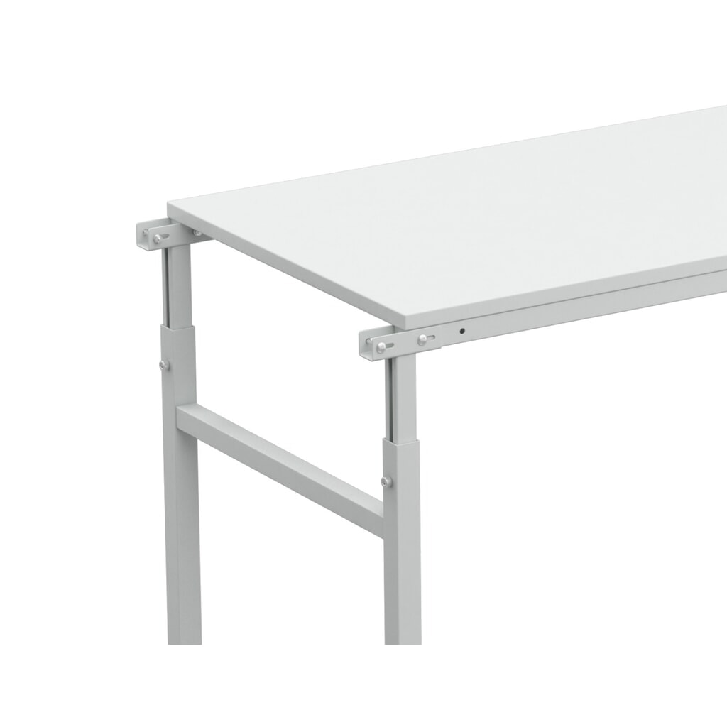 Anbautisch für TRESTON Arbeitsplatzsystem, höhenverstellbar, TK 150 kg, BxT 1.200 x 700 mm Produktabbildung Nr. 6: Anbautisch für TRESTON Arbeitsplatzsystem, höhenverstellbar, TK 150 kg, BxT 1.200 x 700 mm