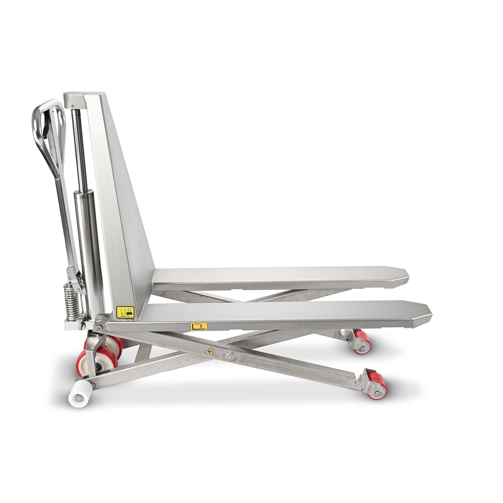 Produktabbildung Nr. 8: Edelstahl-Scherenhubwagen Ameise® PTM 1.0 Scissor INOX, Tragfähigkeit 1000 kg, Gabellänge 1200 mm, Nylon