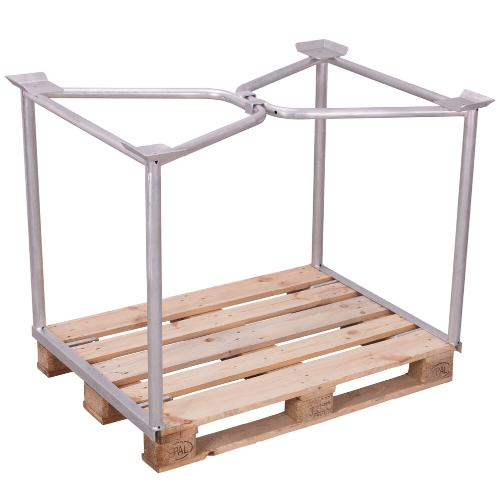 Produktabbildung Nr. 1: CORDES Palettenaufsatz, offen, für Euro-Palette, verzinkt, Höhe 800 mm