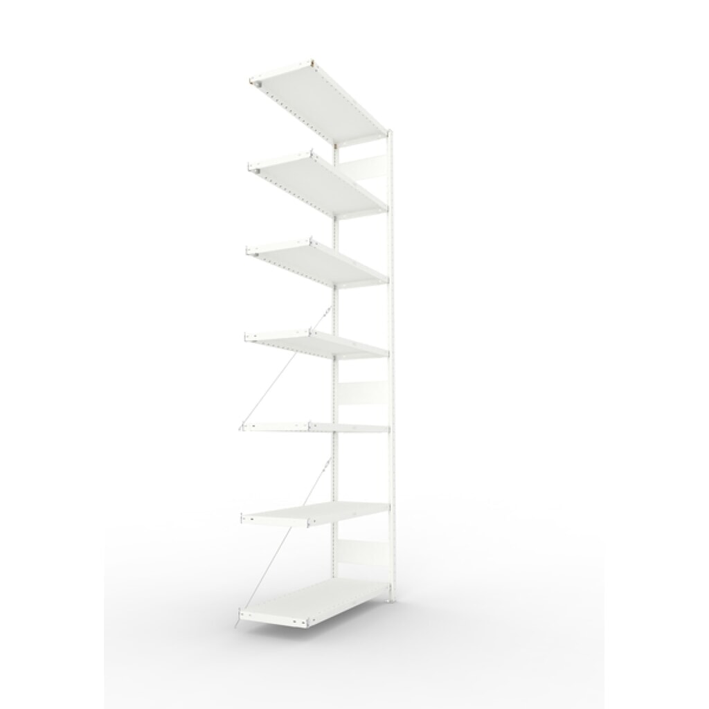Produktabbildung Nr. 4: META Fachbodenregal, AF, FL 230 kg, lichtgrau, HxBxT 3.000 x 1.300 x 500 mm