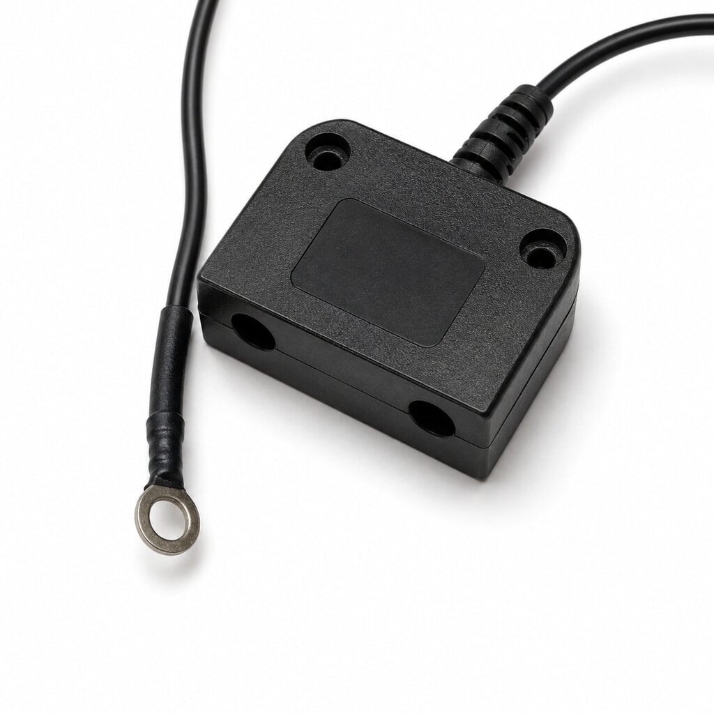 Erdungspunkt mit 2 Anschlüssen für REBOURNE® ESD-Tischauflagen, Ringanschluss Produktabbildung: Erdungspunkt mit 2 Anschlüssen für REBOURNE® ESD-Tischauflagen, Ringanschluss
