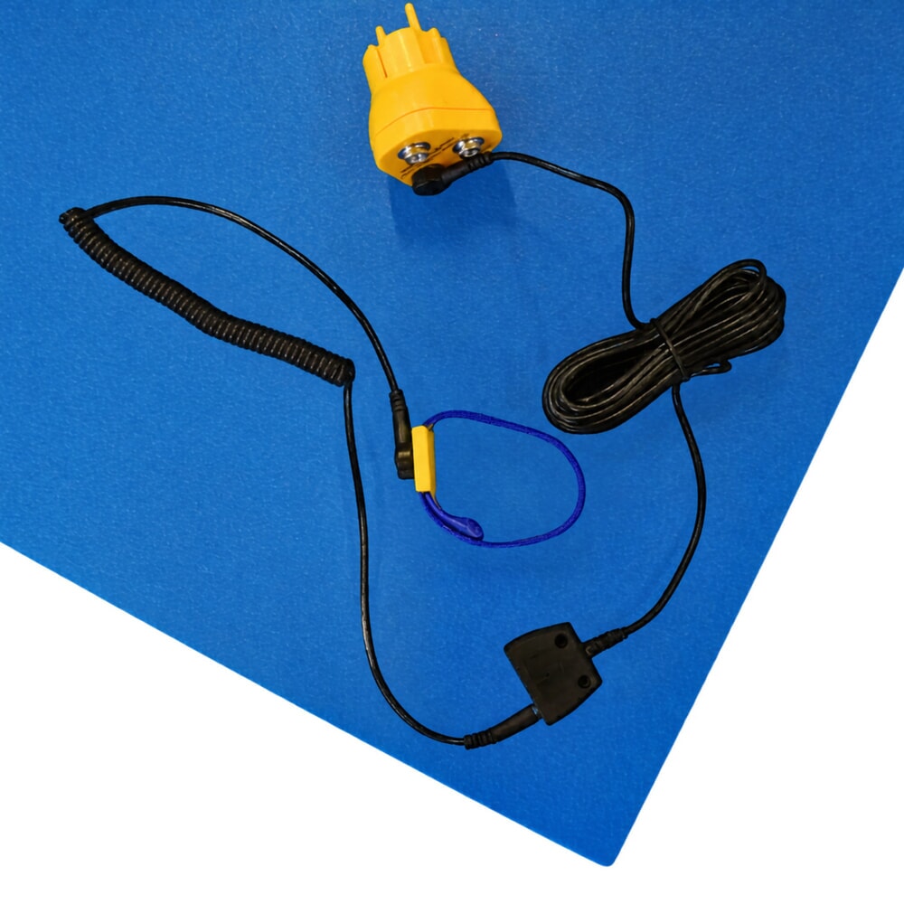 Produktabbildung Nr. 3: REBOURNE® Industriematte W3, ESD-Tischauflage, Komplett-Set, BxL 600 mm x 1200 mm