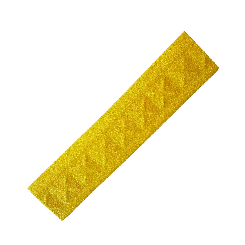 Produktabbildung: Sicherheits-Randleiste für REBOURNE® Anti-Ermüdungsmatte H-Serie, Antirutsch, weiblich, gelb, BxL 100 mm x 460 mm