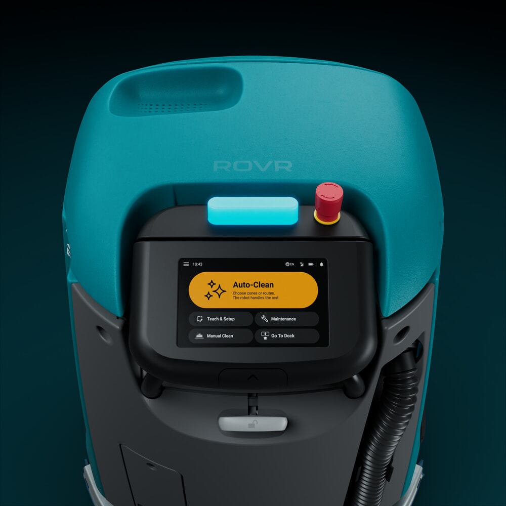 Produktabbildung Nr. 18: Tennant® Reinigungsroboter X2 ROVR SCRUB, kompakte Bauweise, mit KI-Unterstützung