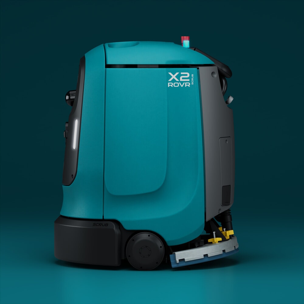 Produktabbildung Nr. 10: Tennant® Reinigungsroboter X2 ROVR SCRUB, kompakte Bauweise, mit KI-Unterstützung