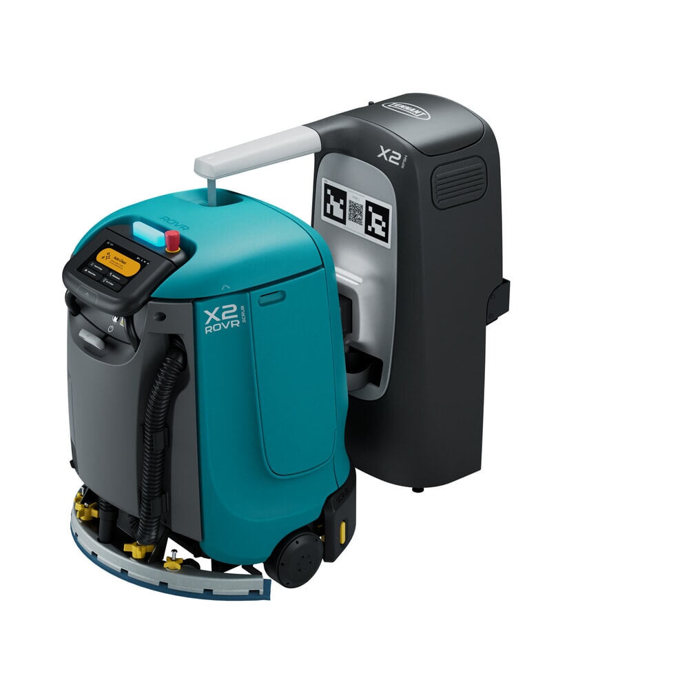 Produktabbildung Nr. 5: Tennant® Reinigungsroboter X2 ROVR SCRUB, kompakte Bauweise, mit KI-Unterstützung