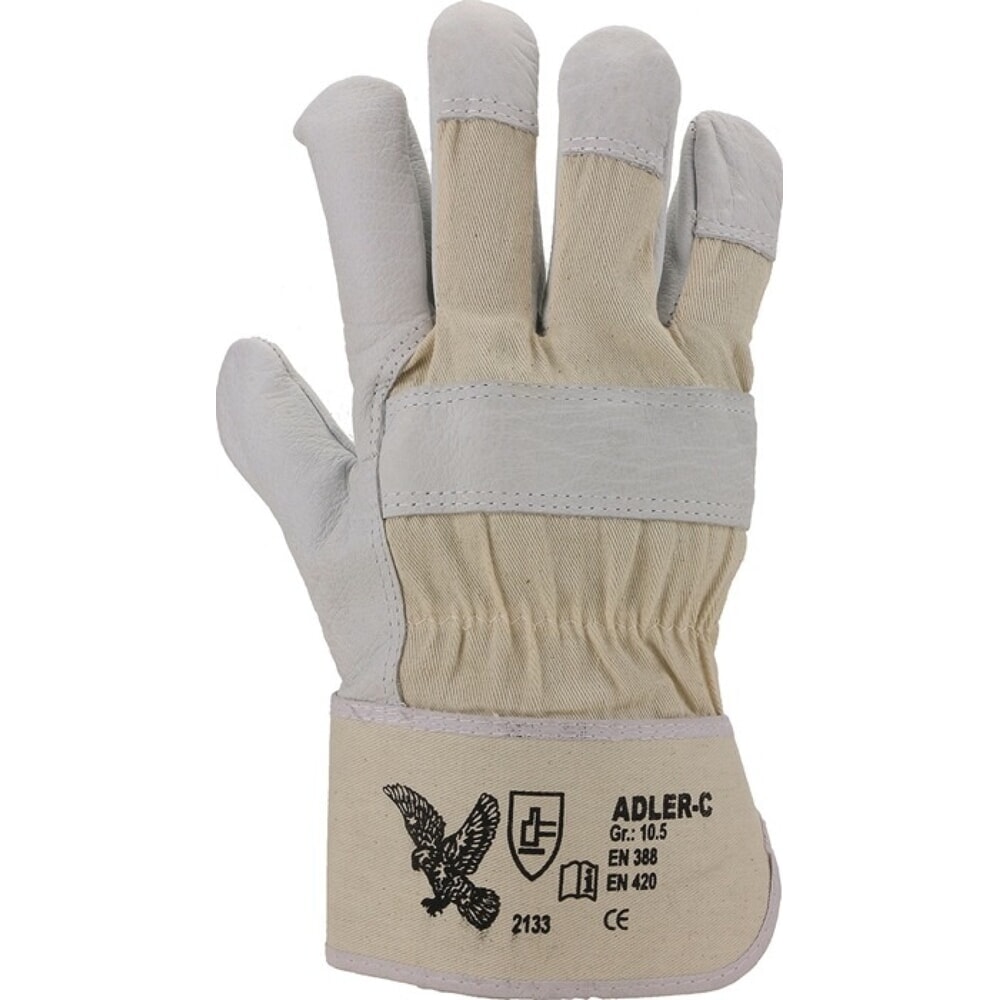 Produktabbildung: ASATEX Handschuhe Adler-C Gr.10,5 naturfarben