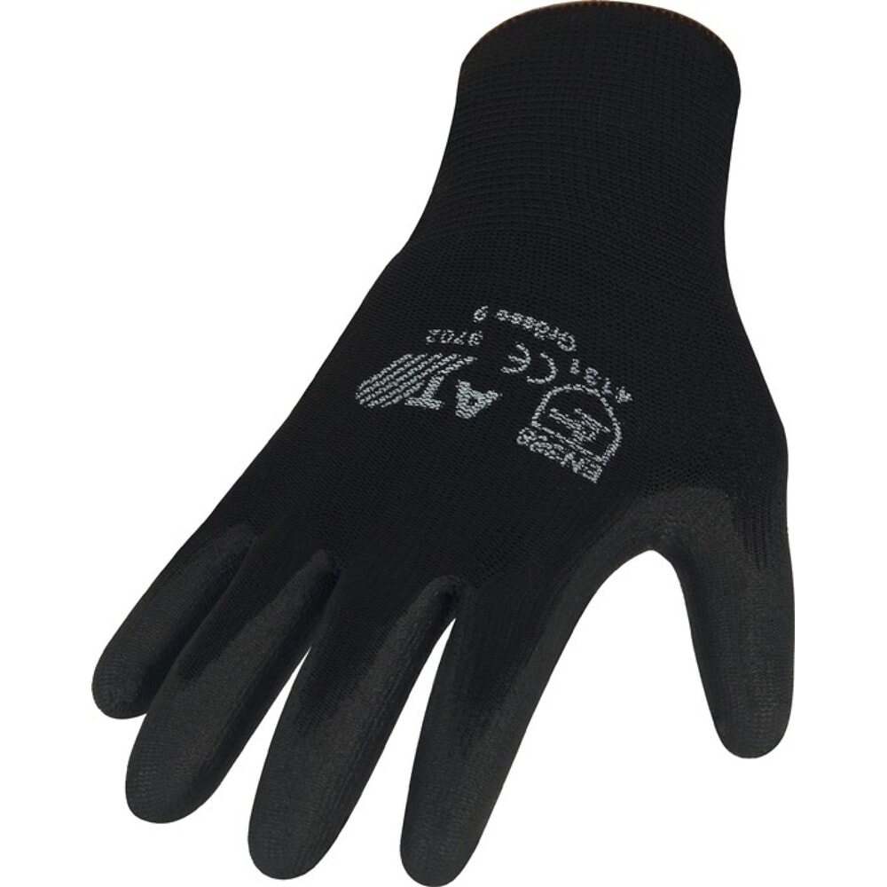 Produktabbildung: ASATEX Handschuhe Gr.8 schwarz EN 388 PSA II
