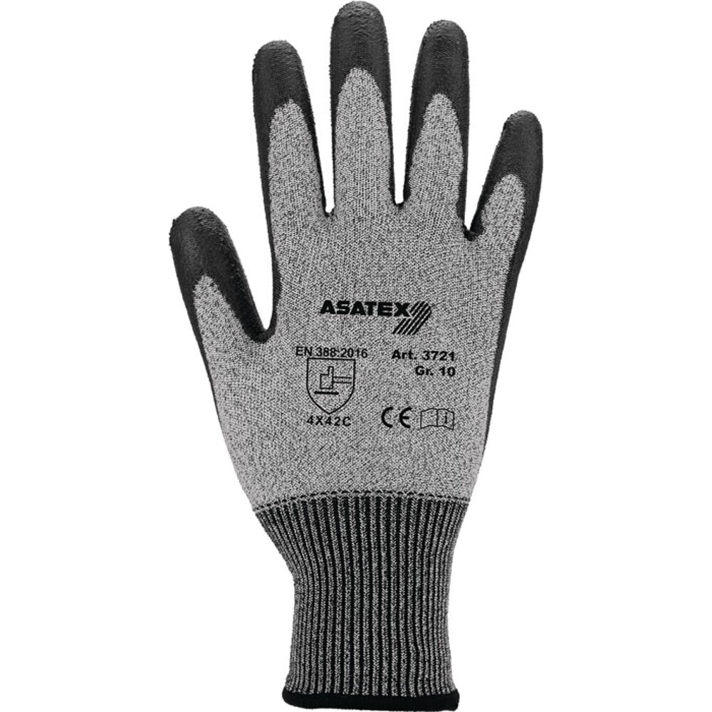 Produktabbildung: ASATEX Schnittschutzhandschuhe Gr.9 grau