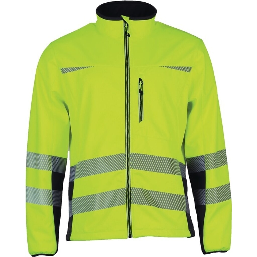 PREVENT TRENDLINE Warnschutzsoftshelljacke Prevent® Produktabbildung: PREVENT TRENDLINE Warnschutzsoftshelljacke Prevent®