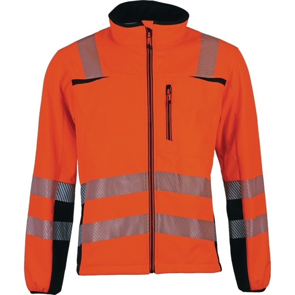 PREVENT TRENDLINE Warnschutzsoftshelljacke Prevent® Produktabbildung: PREVENT TRENDLINE Warnschutzsoftshelljacke Prevent®