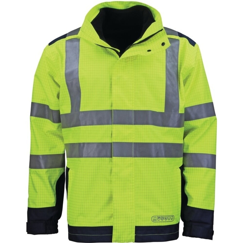 Produktabbildung: ASATEX Wetter-,Flamm- u.Warnschutzjacke Gr.M