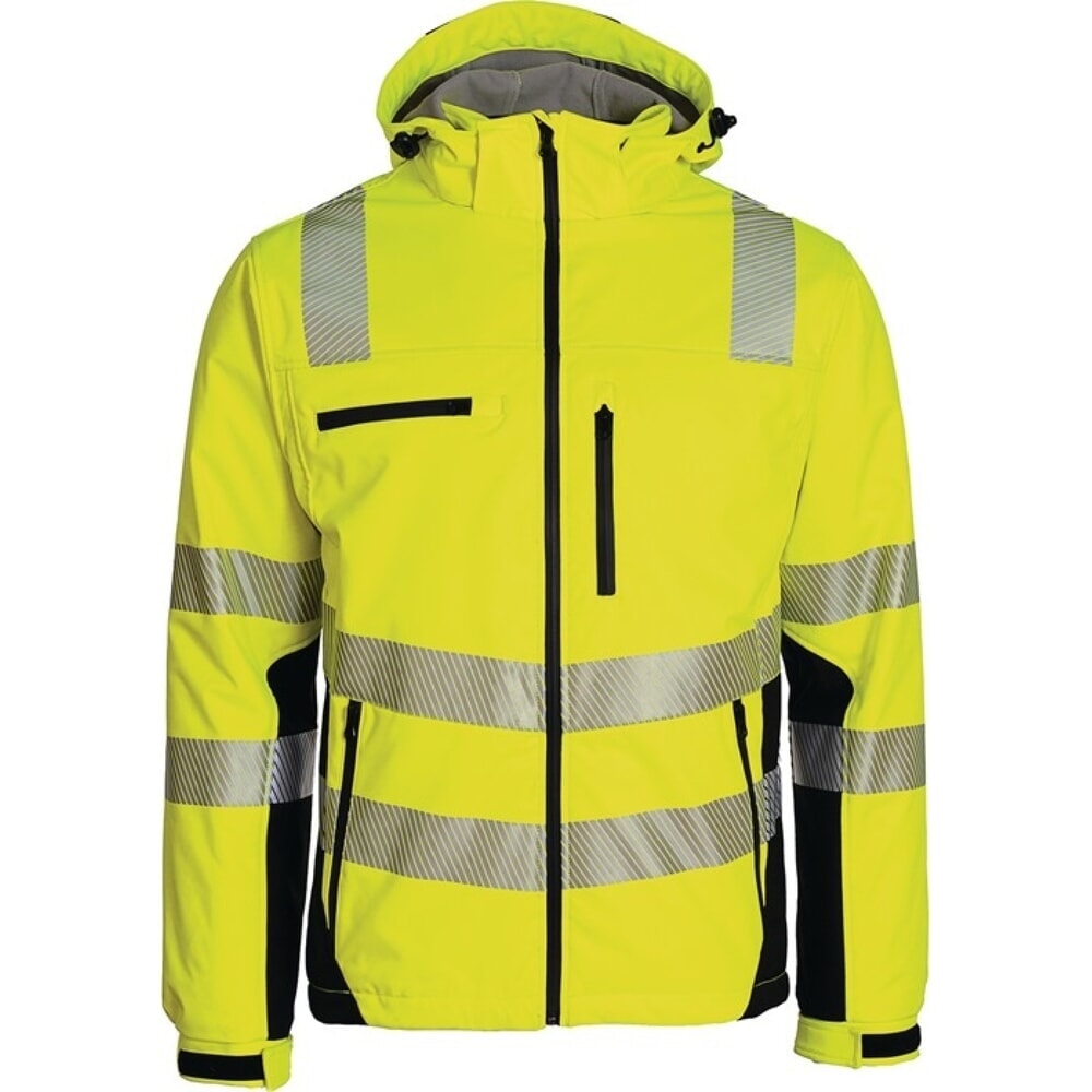 Produktabbildung: ASATEX Winter-Warnschutzsoftshelljacke Gr.L
